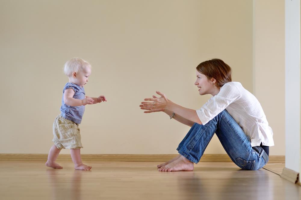 Baby walking
